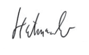 Signature Heiko Hutmacher (handwriting)