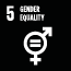 SDG goal 5: Gender Equality (icon)