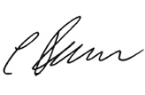 Signature Christian Baier (handwriting)