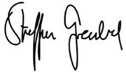 Signature Steffen Greubel (handwriting)