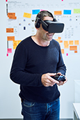 Franck Subileau Virtual Reality Test (photo)