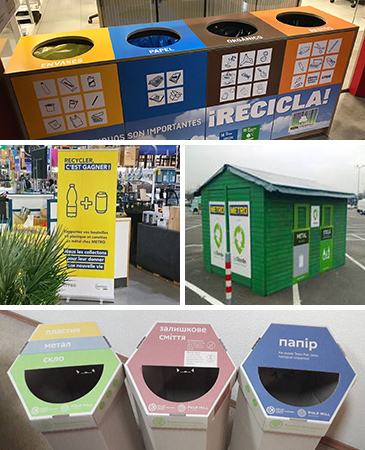 Recycling containers (photo)